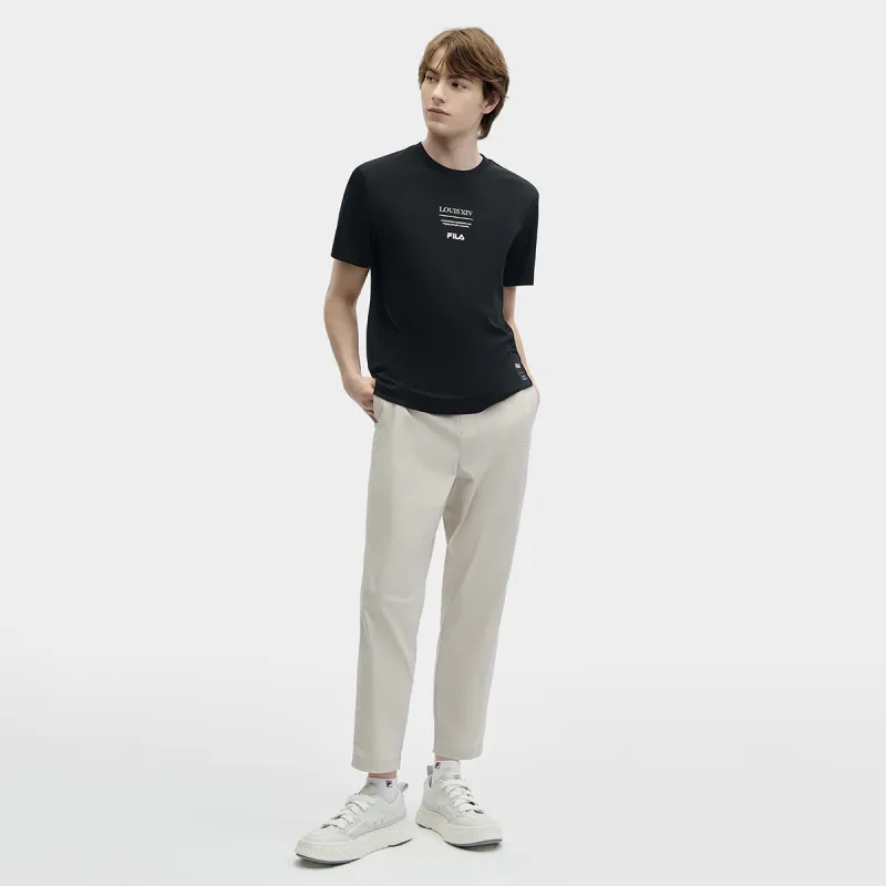 FILA T Shirts Men Jet Black-5