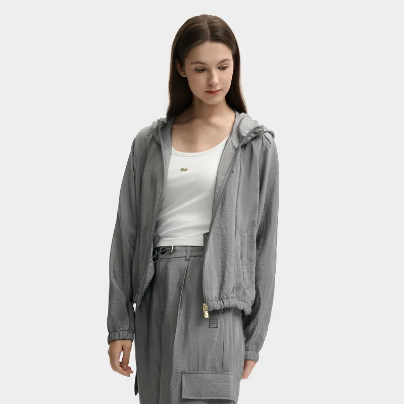 FILA MILANO Collection Jacket Women's Xingji Gray-4