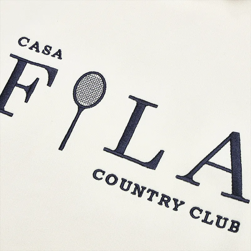 FILA Sweatshirt Unisex Cheese White-3