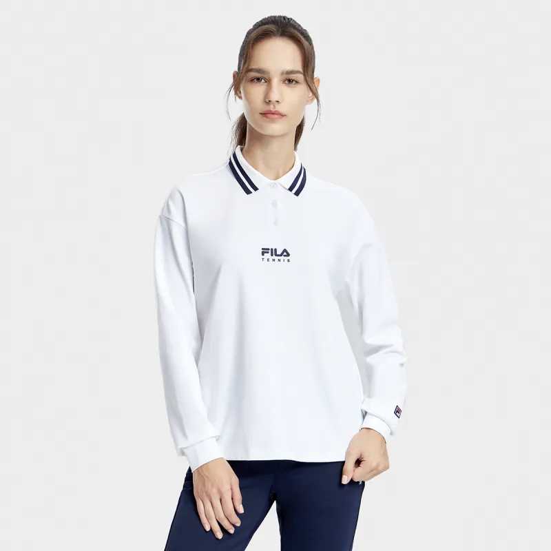 FILA Polo Shirt Unisex Standard White-2