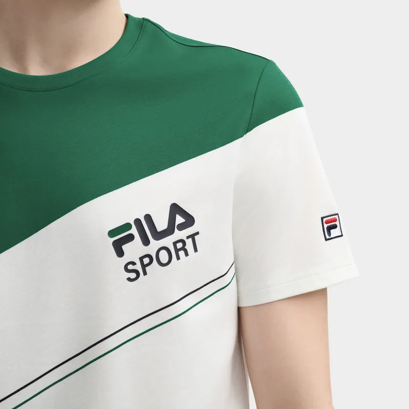 FILA T Shirt Men's Sulfurization Green-6