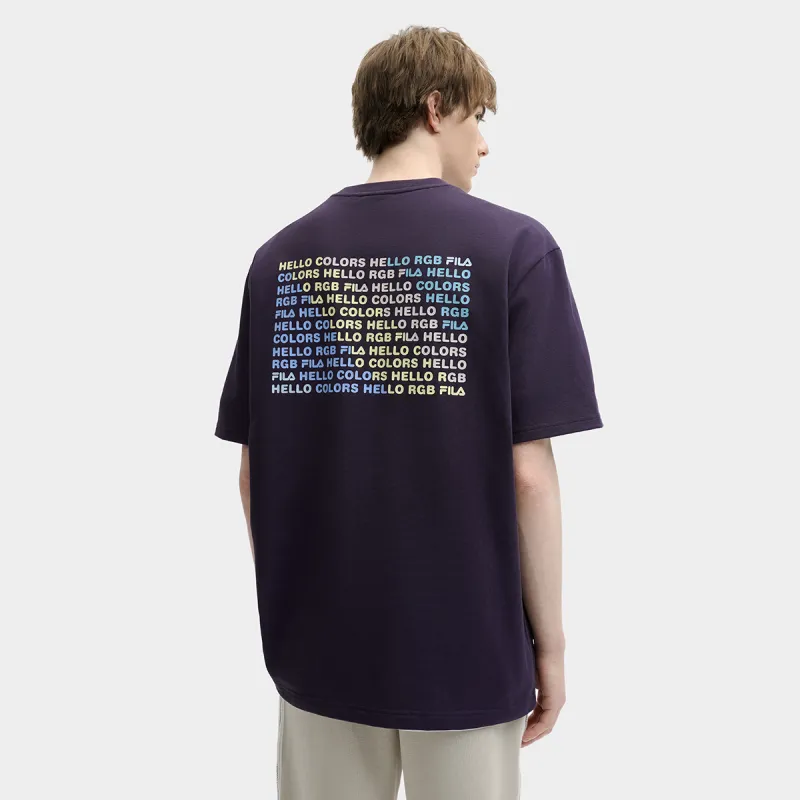 FILA ORIGINALE T Shirt Unisex Dark Purple DP-3