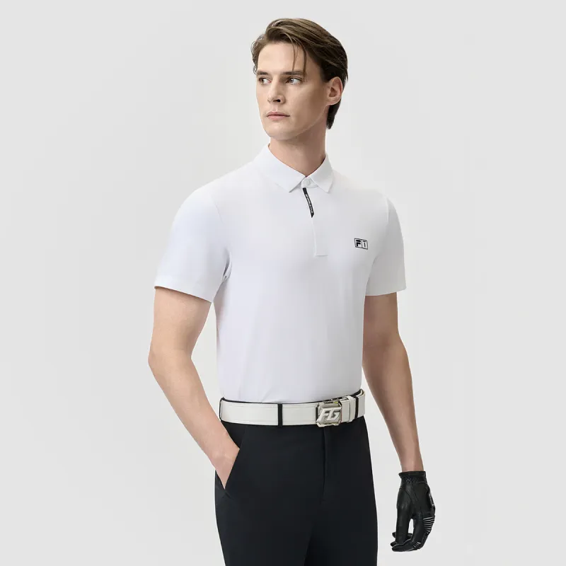 FILA Golf Series Polo Shirt Men's Jade White-3