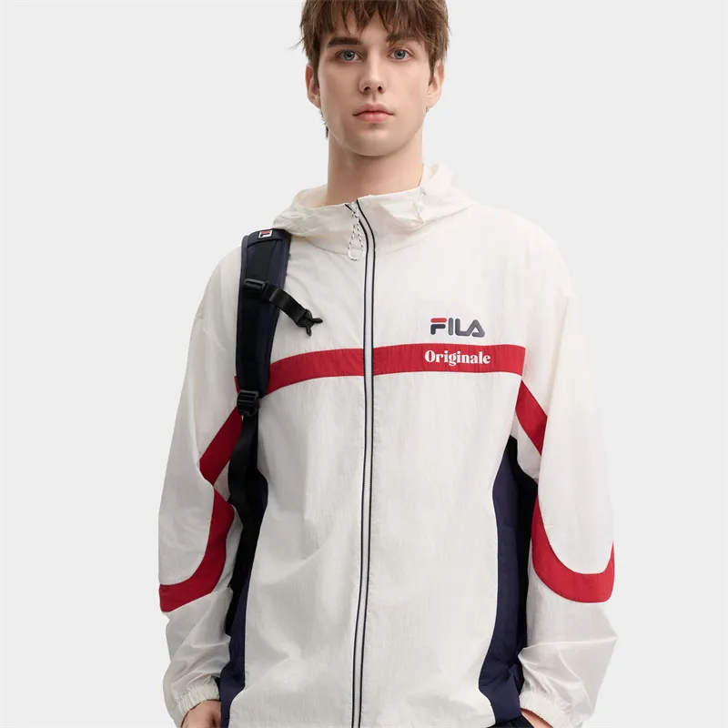 FILA Jackets Men Cloud White-4