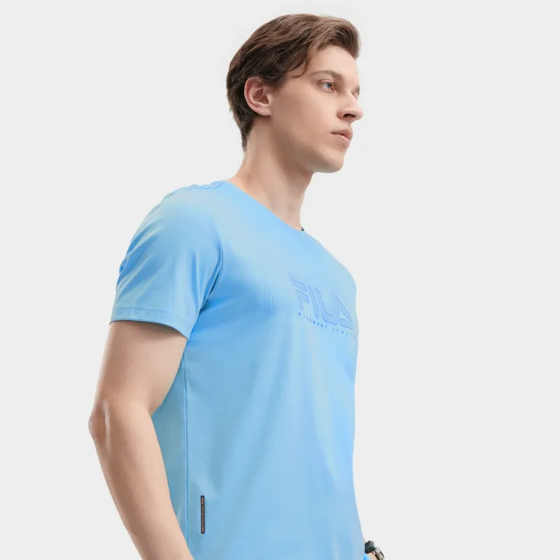FILA SS24 T Shirt Men's Tiffany Blue-3