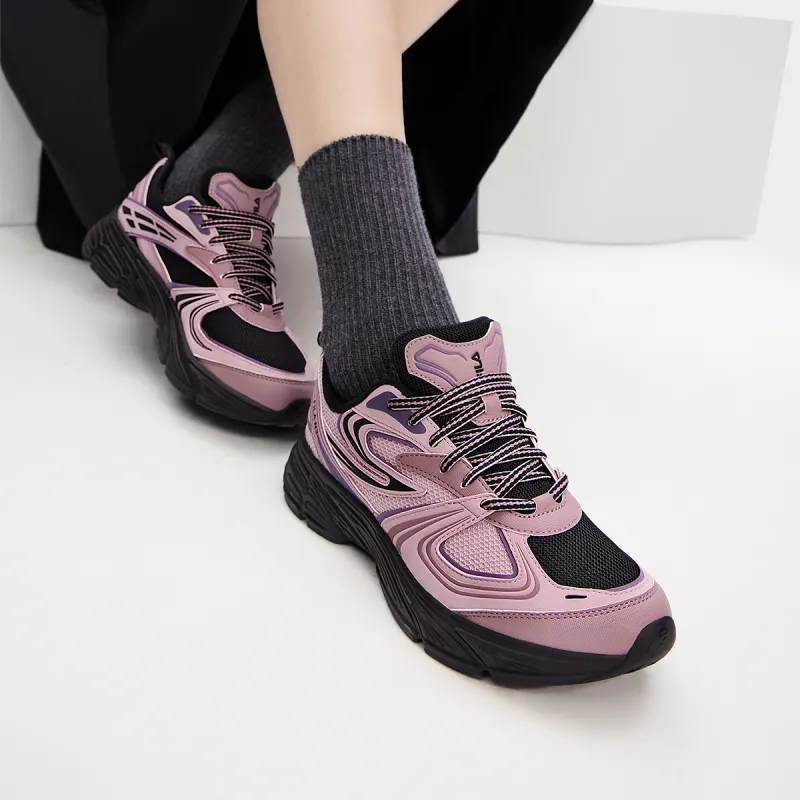 FILA Low Top Casual Shoes Women's Breeze Purple/Red Brown Rose-8