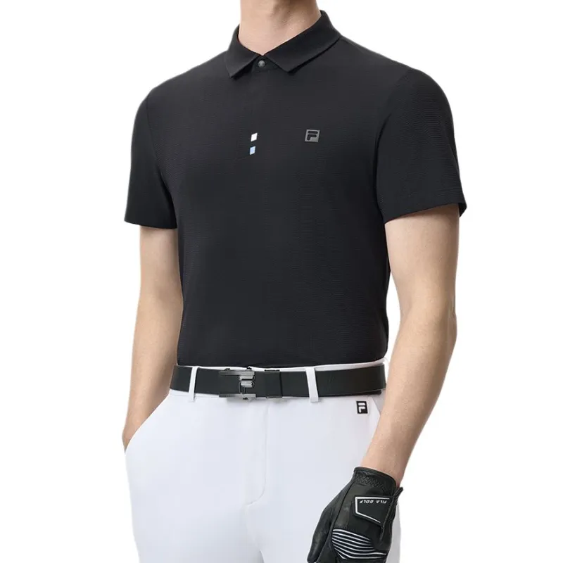 FILA Golf Collection Polo Shirt Men's Pitch Black-3