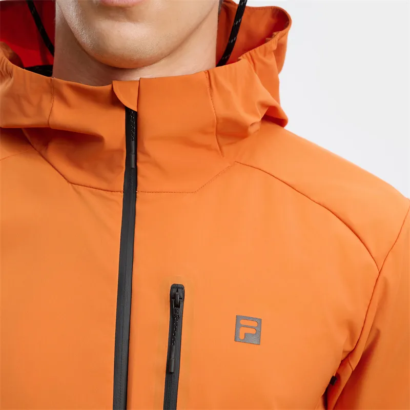 FILA x BBC EARTH Jacket Men Sunset Orange-3