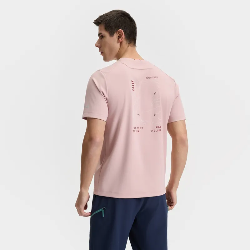 FILA CYCLING T Shirt Men's Light Plum Pink-5