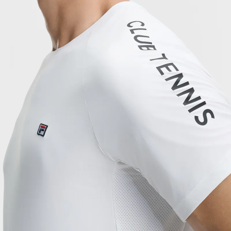 FILA T Shirts Men Bright White-4