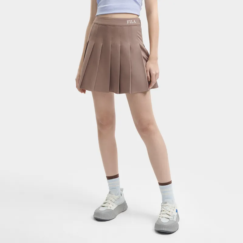 FILA ORIGINALE SS24 Casual Short Skirts Women's Apricot Dry Brown-2
