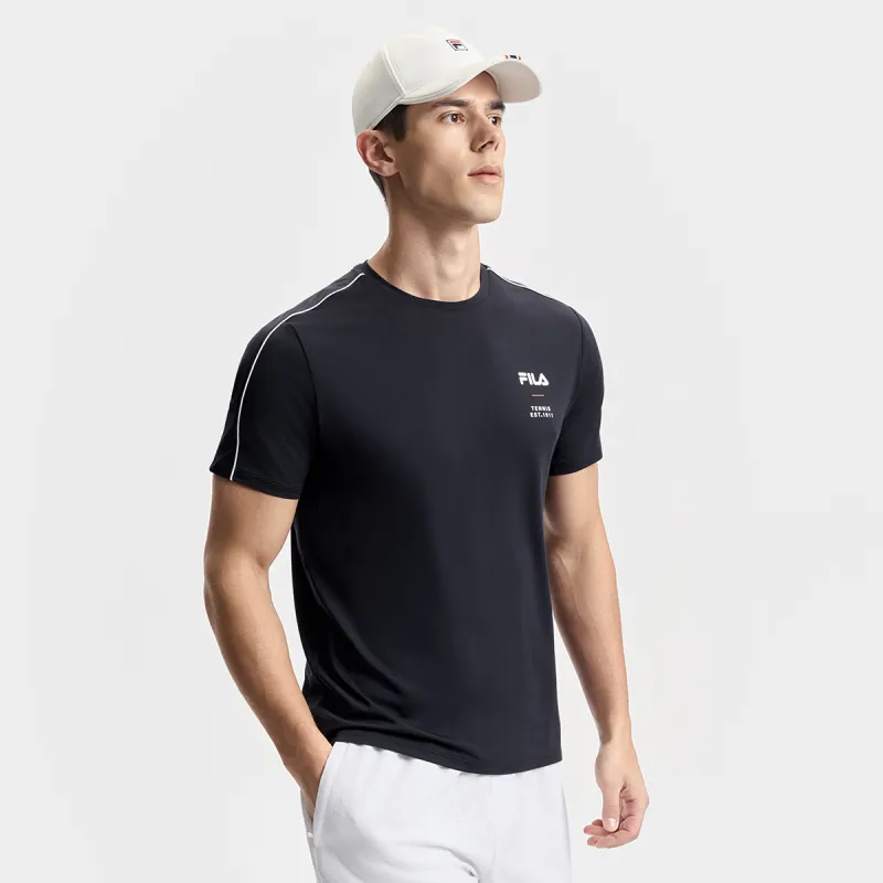 FILA T Shirt Men's RD Royal Blue-5