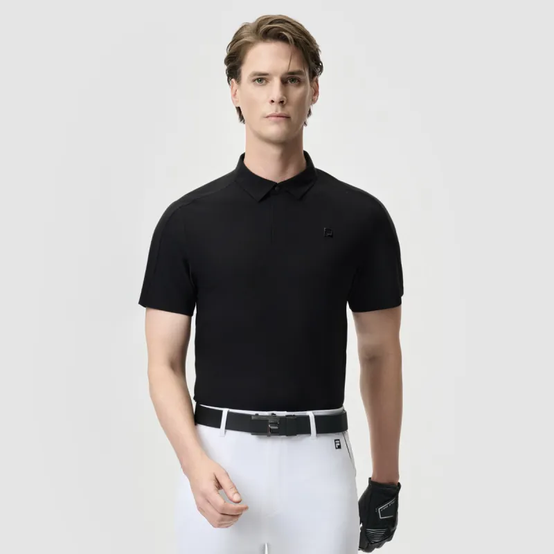 FILA Golf Series Polo Shirt Men's Pitch Black-3