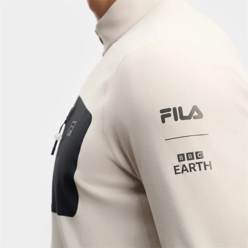 FILA x BBC EARTH T Shirt Men's Camel-6