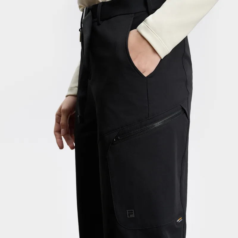 FILA x BBC EARTH Casual Pants Women's Pitch Black-4