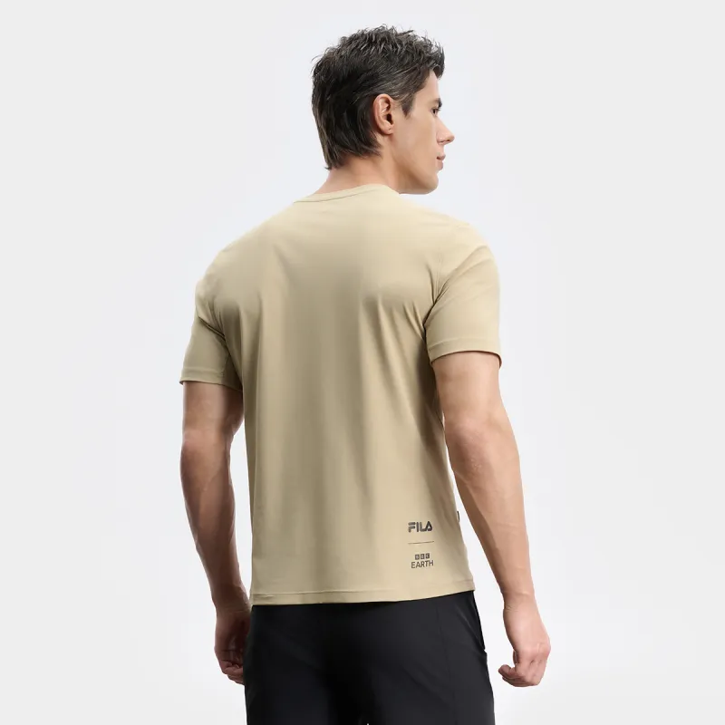 FILA x BBC EARTH T Shirt Men's Seashell-4