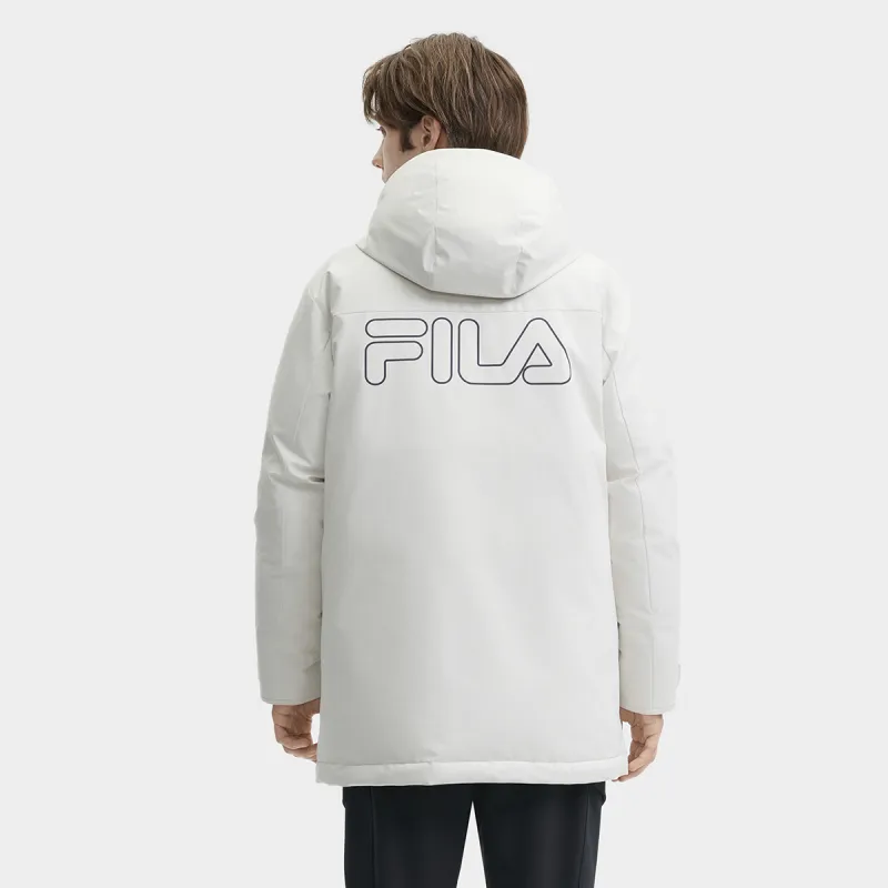 FILA ORIGINALE Down Jacket Men's Pale White Gray-3