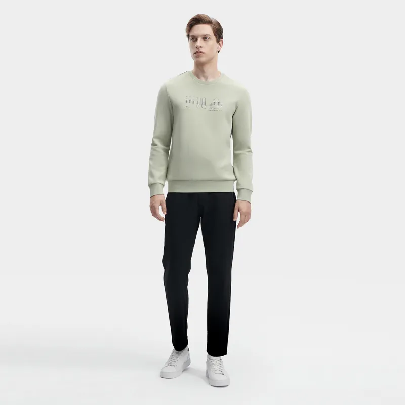 FILA Sweatshirt Men's Blue Gray Green-2