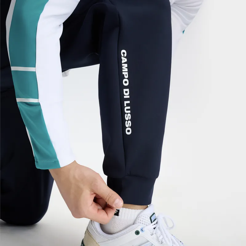 FILA Knitted Sweatpants Men RD Royal Blue-4