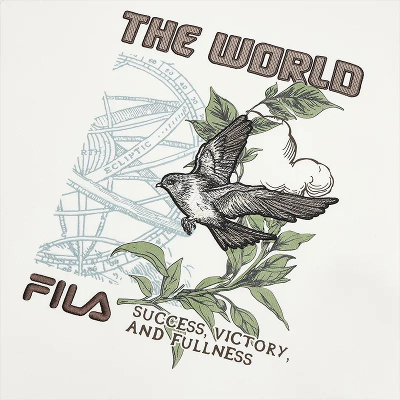FILA Sweatshirt Men's Heron White-4