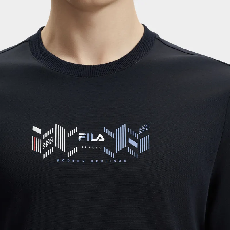 FILA Sweatshirts Men Legend Blue-2