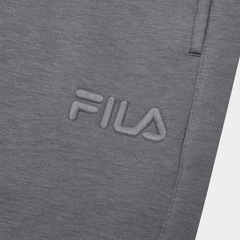 FILA Knitted Sweatpants Men's Cloudy Dora Gray-4