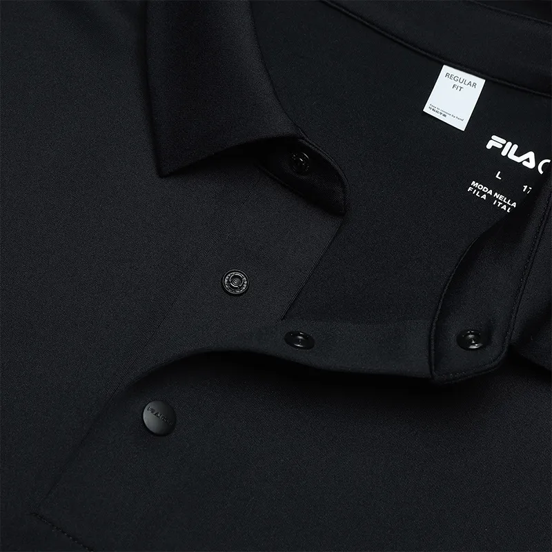 FILA Golf Series Polo Shirt Men's Pitch Black-4