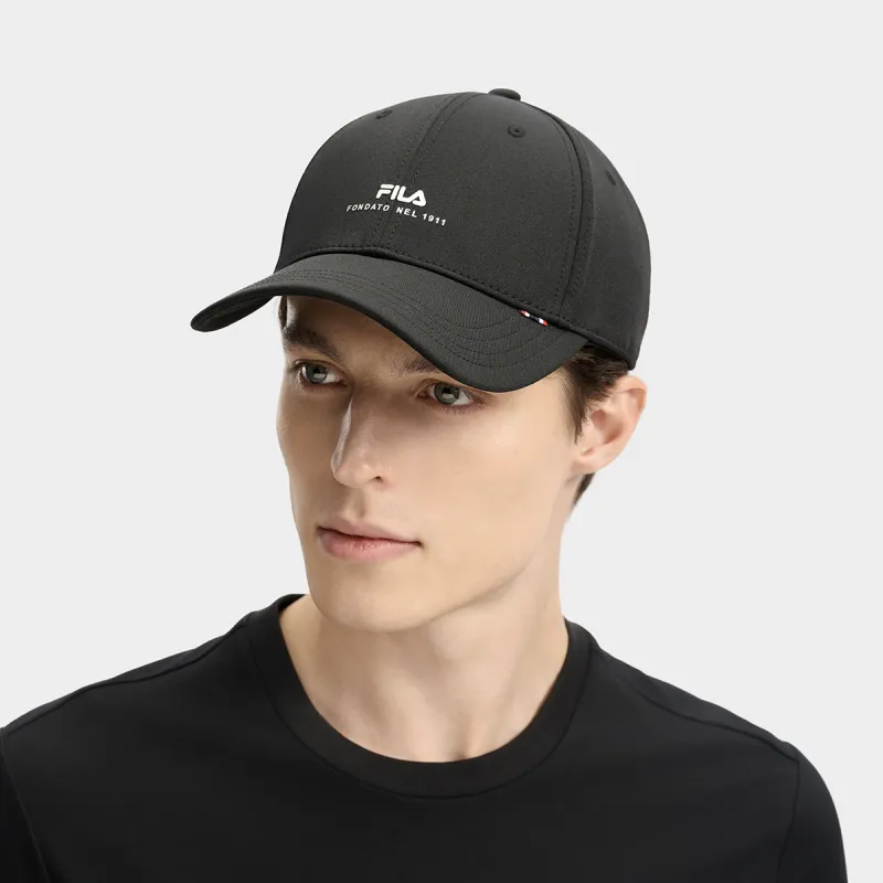 FILA Lifestyle Polyester Baseball Caps Men's Jet Black-3