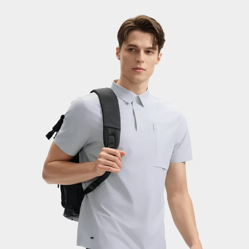 FILA Polo Shirts Men Restriction Gray-3