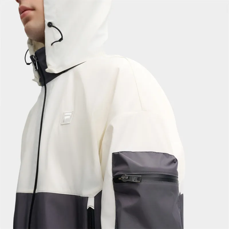 FILA Jackets Men Porcelain White-4