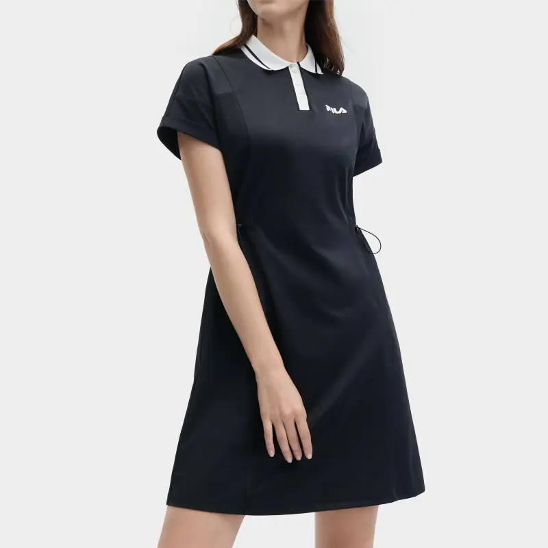 FILA HERITAGE BASKETBALL Short Sleeved Dress Women's Legend Blue-2