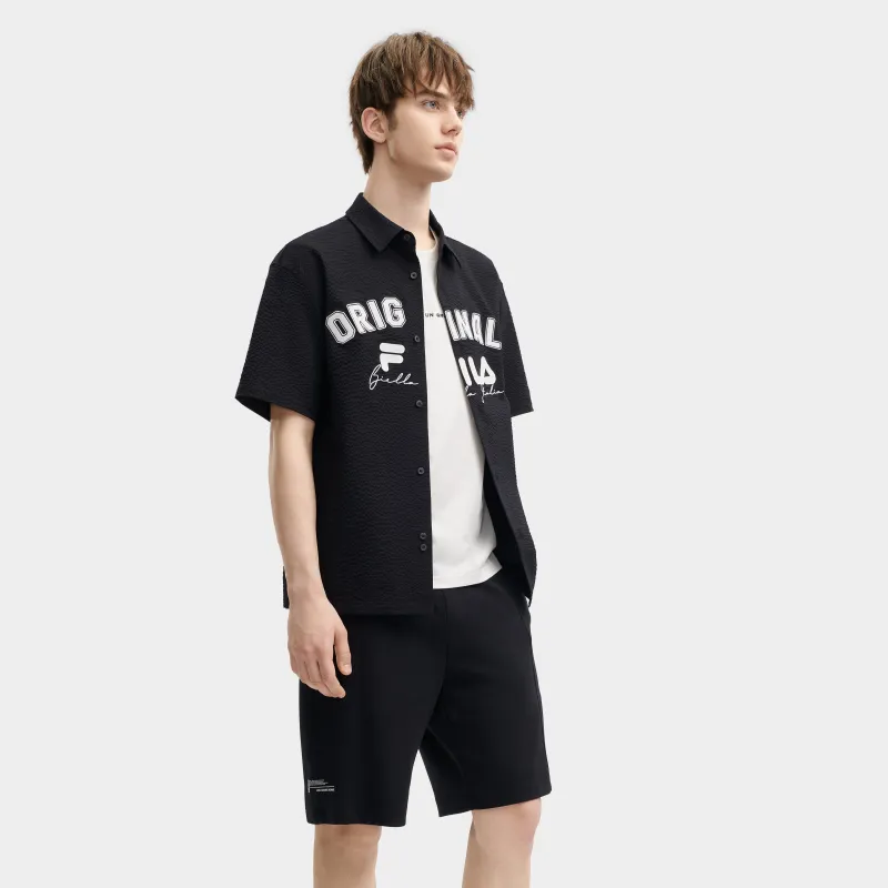 FILA Polo Shirts Men Black-5
