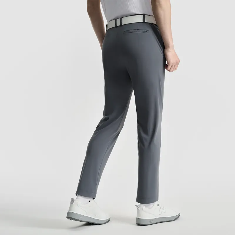FILA Golf Series Knitted Sweatpants Men's Phantom Night Gray-3