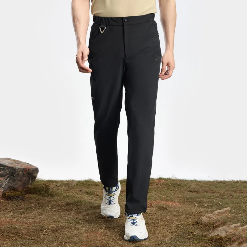 FILA x BBC EARTH Casual Pants Men Pitch Black-2