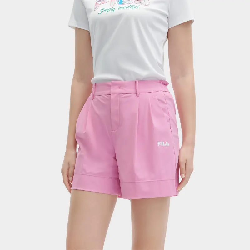 FILA Casual Shorts Women's Concubine Pink-4