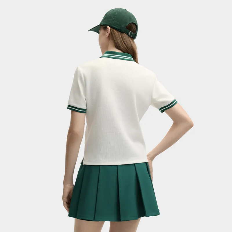 FILA TENNIS Polo Shirt Women's Cloud White-3