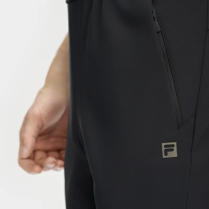 FILA Knitted Sweatpants Men Pitch Black-3