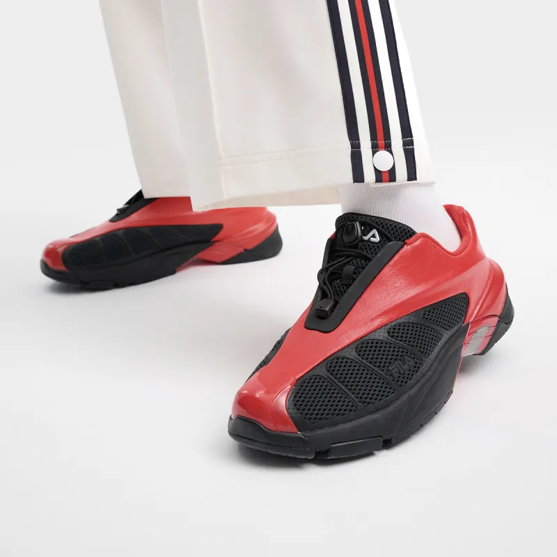 FILA Low Top Casual Shoes Women's Fire Red/Black-4
