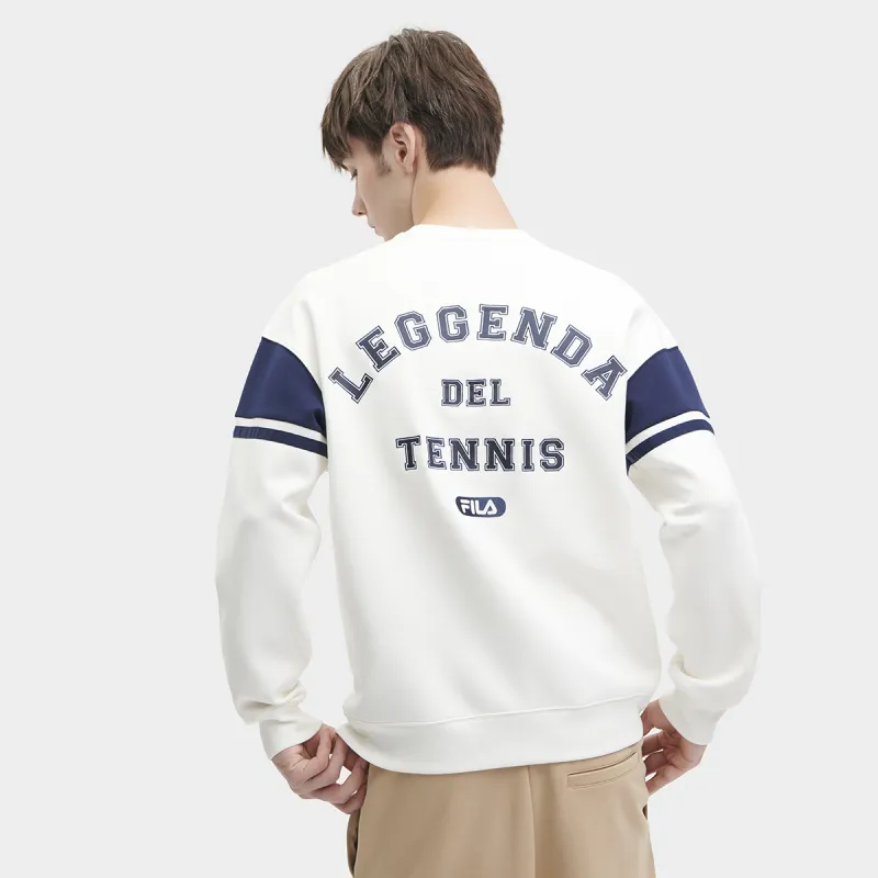 FILA Sweatshirt Men's Porcelain White-3