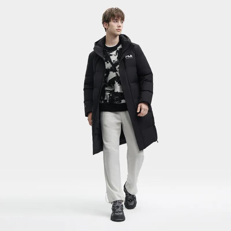 FILA Down Jacket Men's Jet Black-2