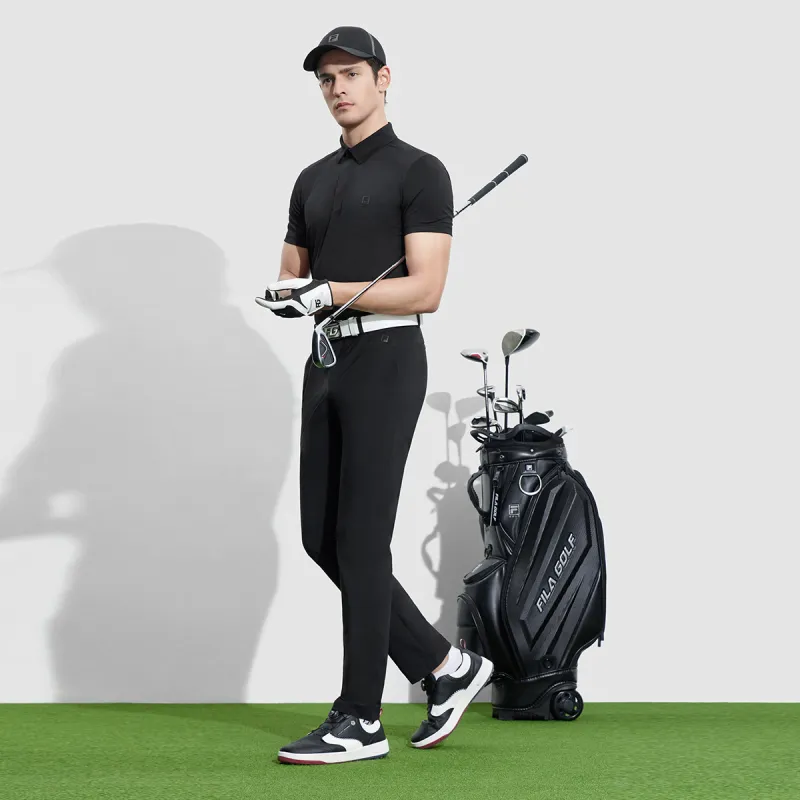 FILA Polo Shirt Men's Pitch Black-2