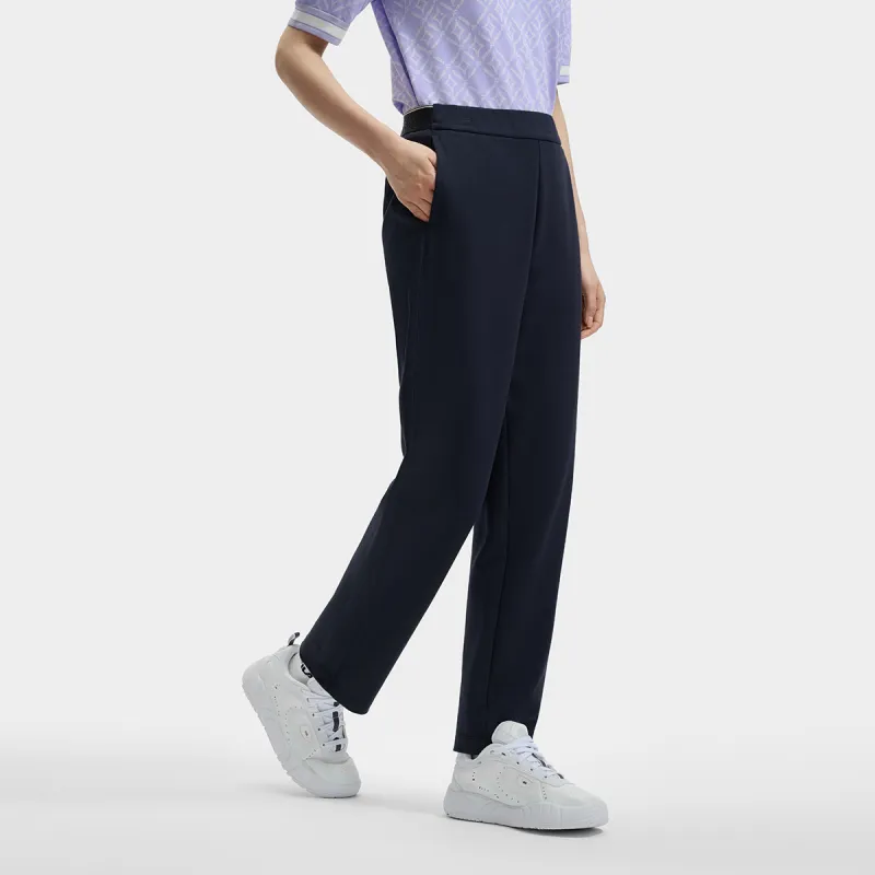 FILA Knitted Sweatpants Women's Legend Blue-3