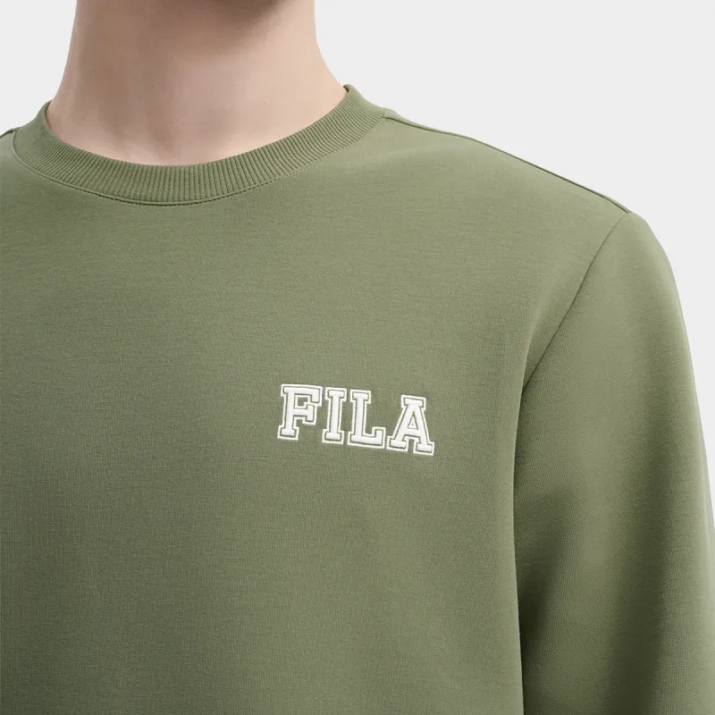 FILA Sweatshirts Men Military Green-6