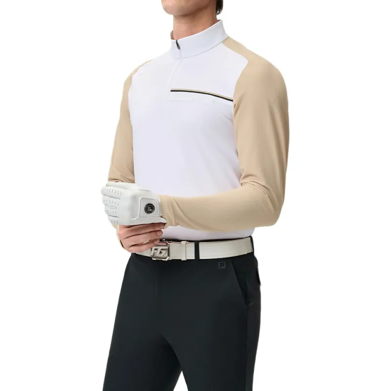 FILA Golf Series T Shirt Men's Jade White-4