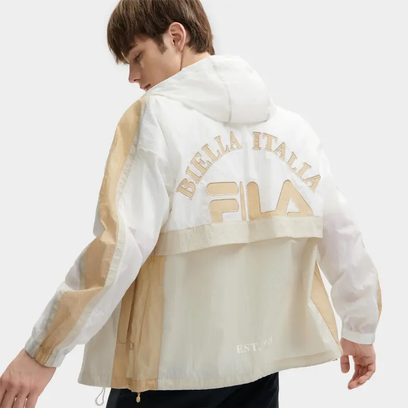 FILA Jackets Men Cloud White-4