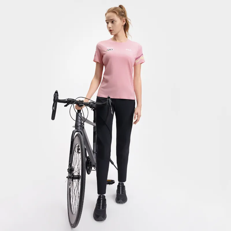 FILA CYCLING T Shirt Women's Peony Pink-6