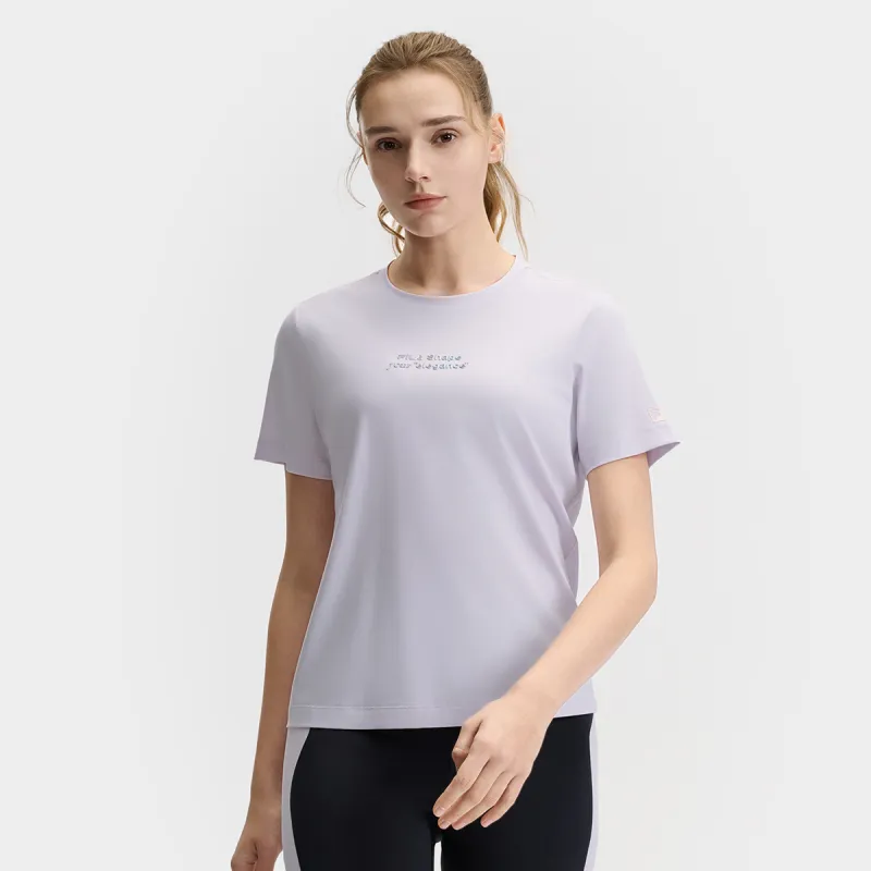 FILA Fitness T Shirt Women's Xianxia Purple-2