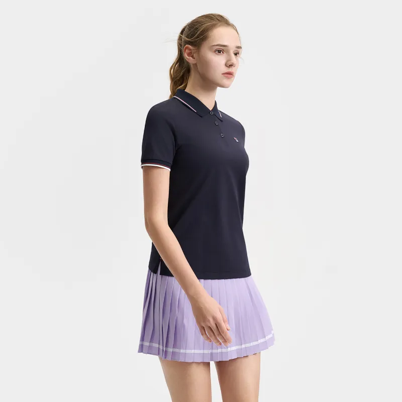 FILA Polo Shirt Women's RD Royal Blue-5