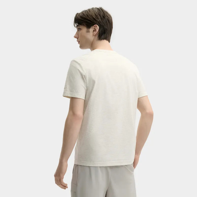 FILA MILANO Collection T Shirt Men's Light Khaki Heather Gray-3