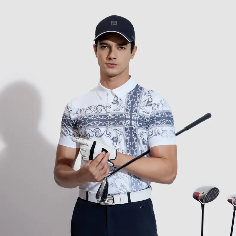 FILA Golf Series Polo Shirt Men's All Over Print-5